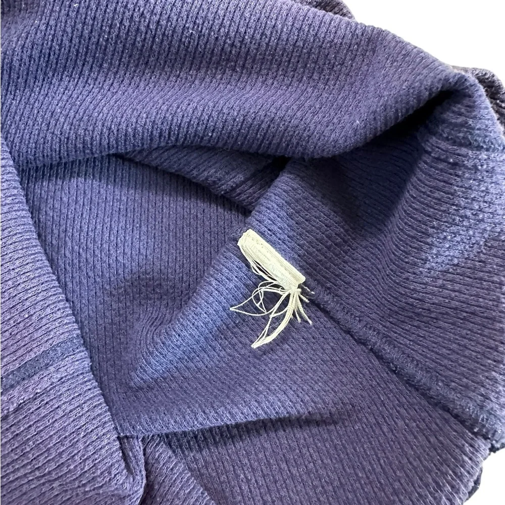 Free People Women's XS Newbie Rosy Cuff Thermal Purple Top - Picture 17 of 17